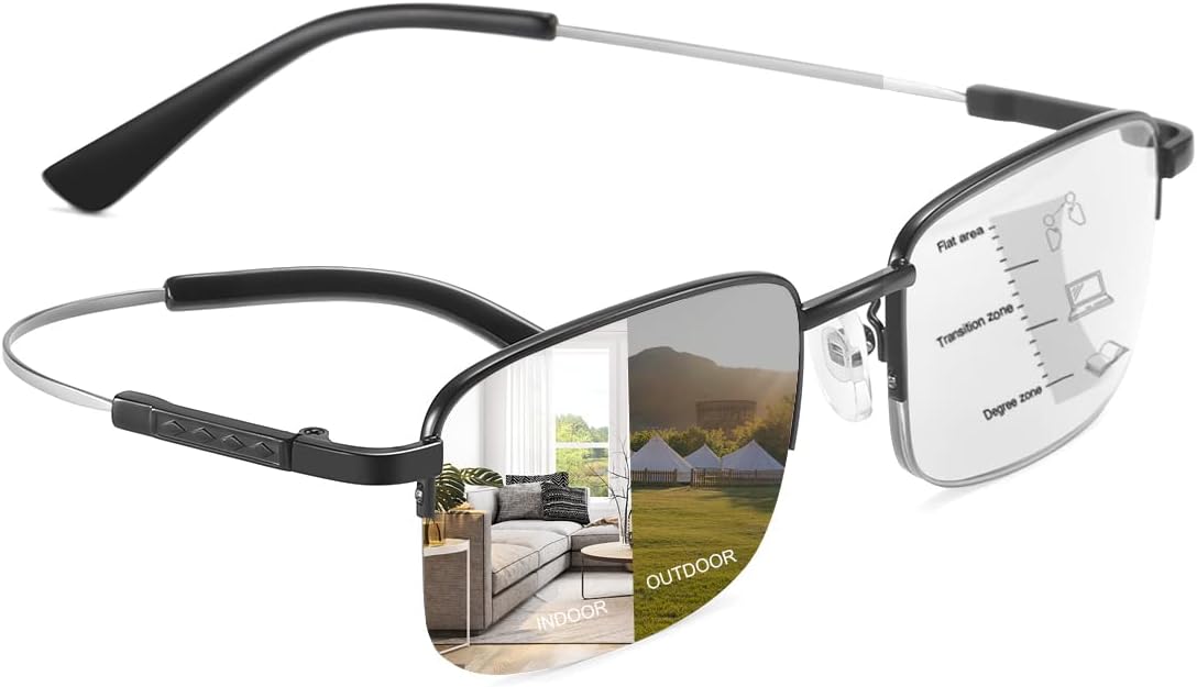 YIMI Multifocus Reading Glasses: UV400 Blue Light Block
