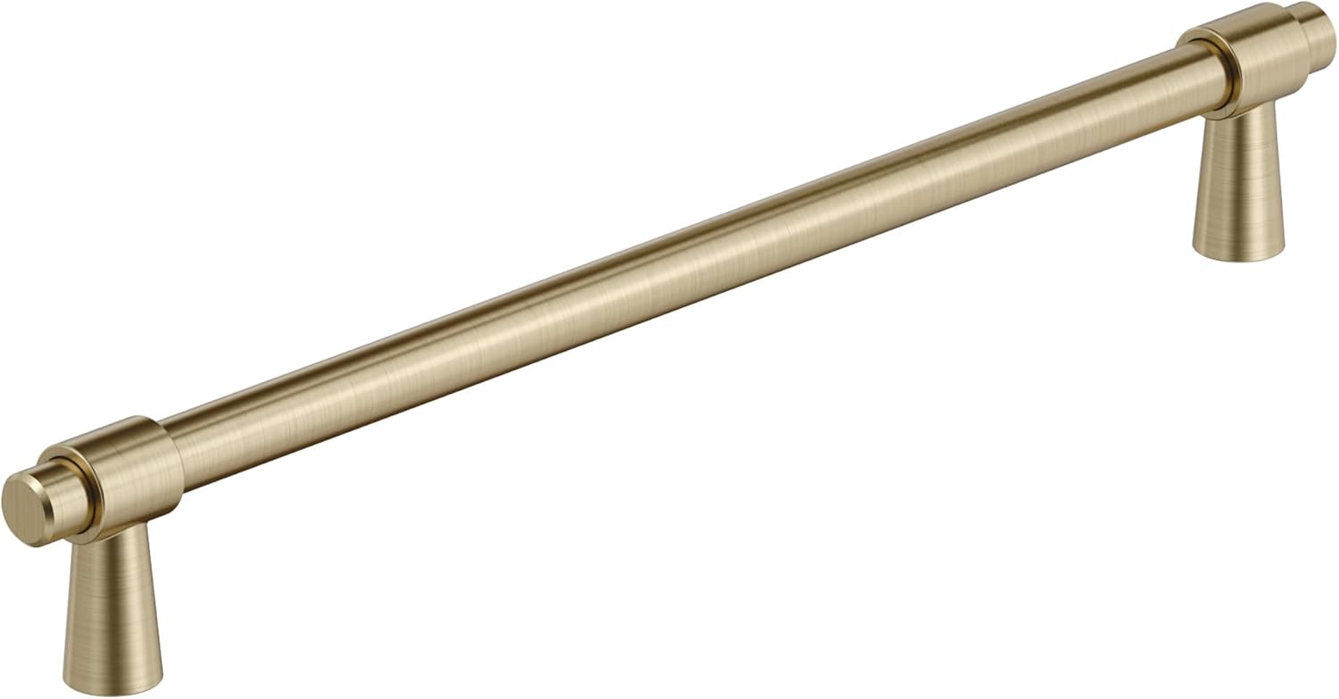 Amerock Destine 10-1/16 inch Golden Champagne Cabinet Pull
