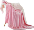NANPIPER Fleece Blanket Reversible Sherpa Flannel Throw