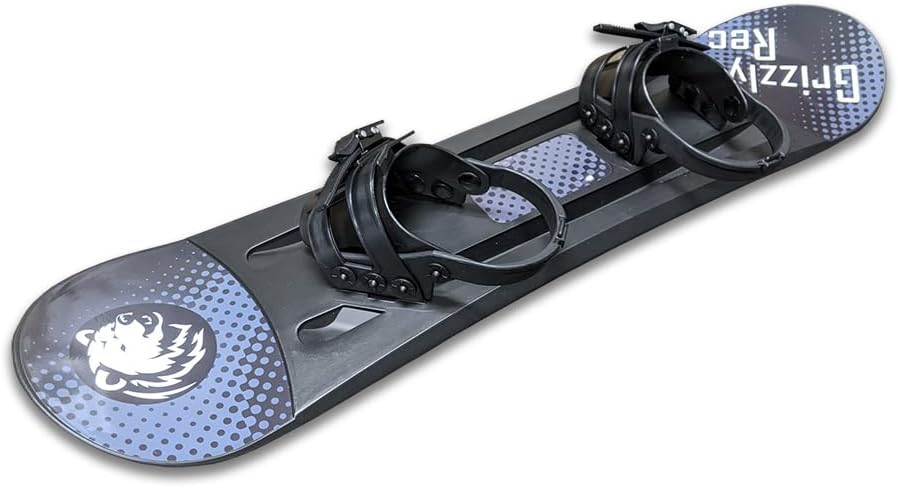 Grizzly Recreation Kids Snowboard 95cm - Easy-To-Adjust Bindings
