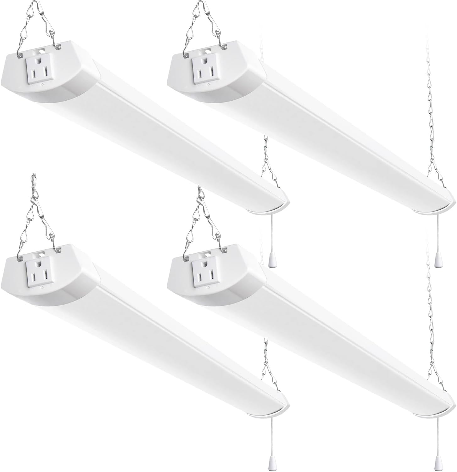 Hykolity 4FT LED Shop Light Linkable - Super Bright Utility Lighting