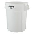 BRUTE 55-Gallon Vented Heavy-Duty Round Trash Can - Durable Duty