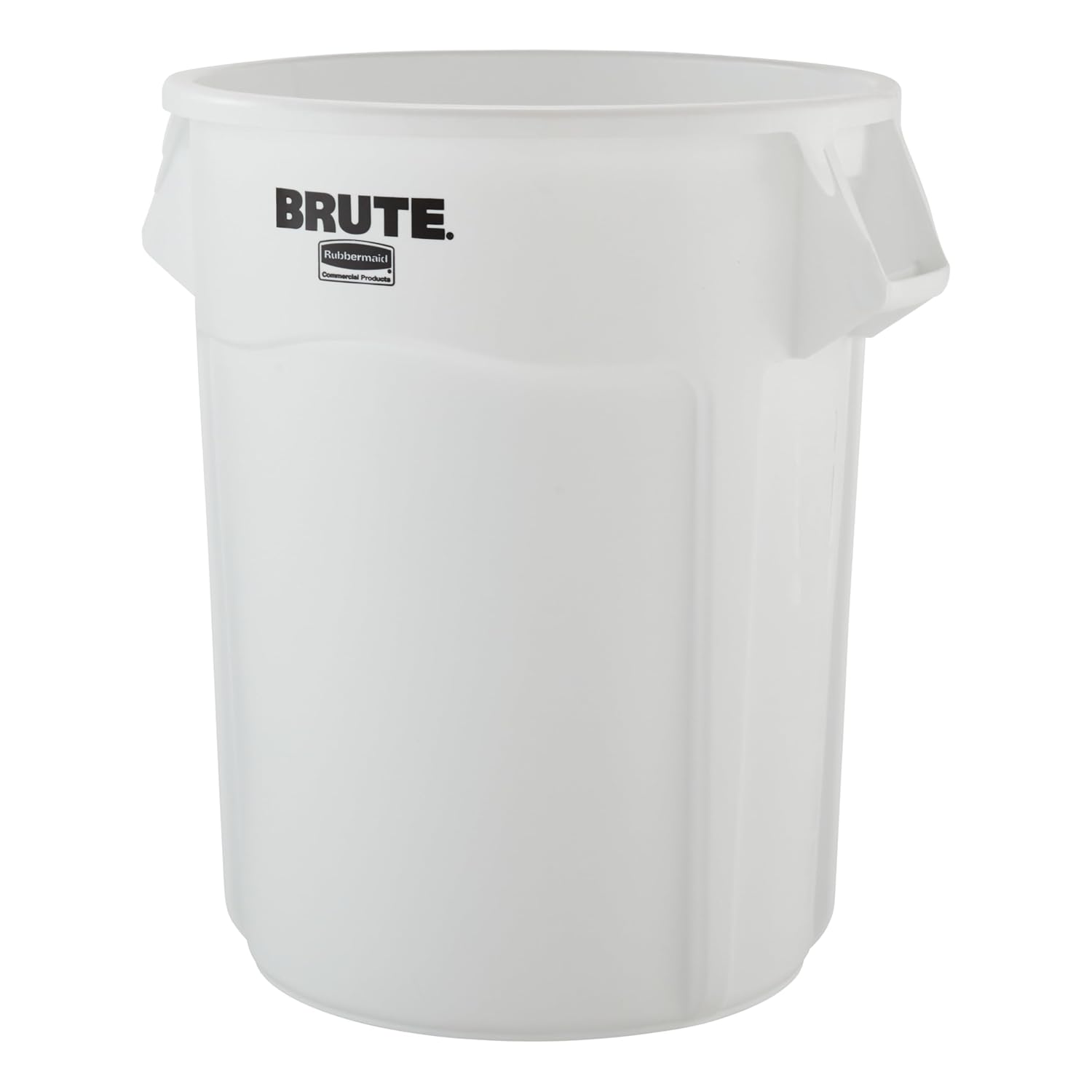 BRUTE Heavy-Duty Round Vented Trash Can 55-Gallon for All Needs