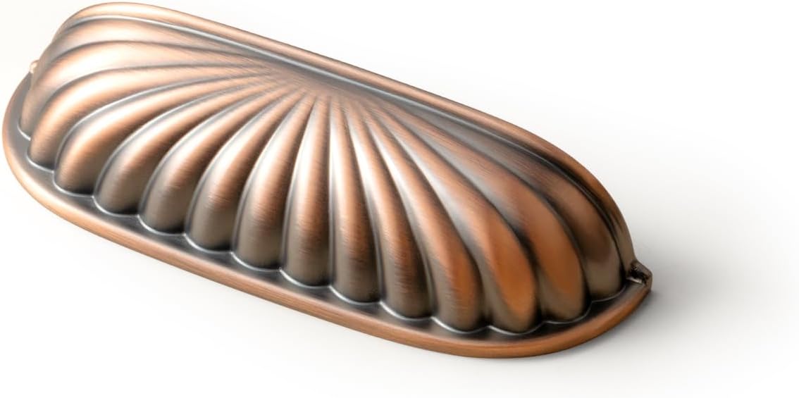 Goo-Ki Modern 3ft' Hole Centers Brushed Copper Cabinet Pulls