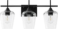 VONLUCE Bathroom Vanity Light 3-Light Black Modern Design