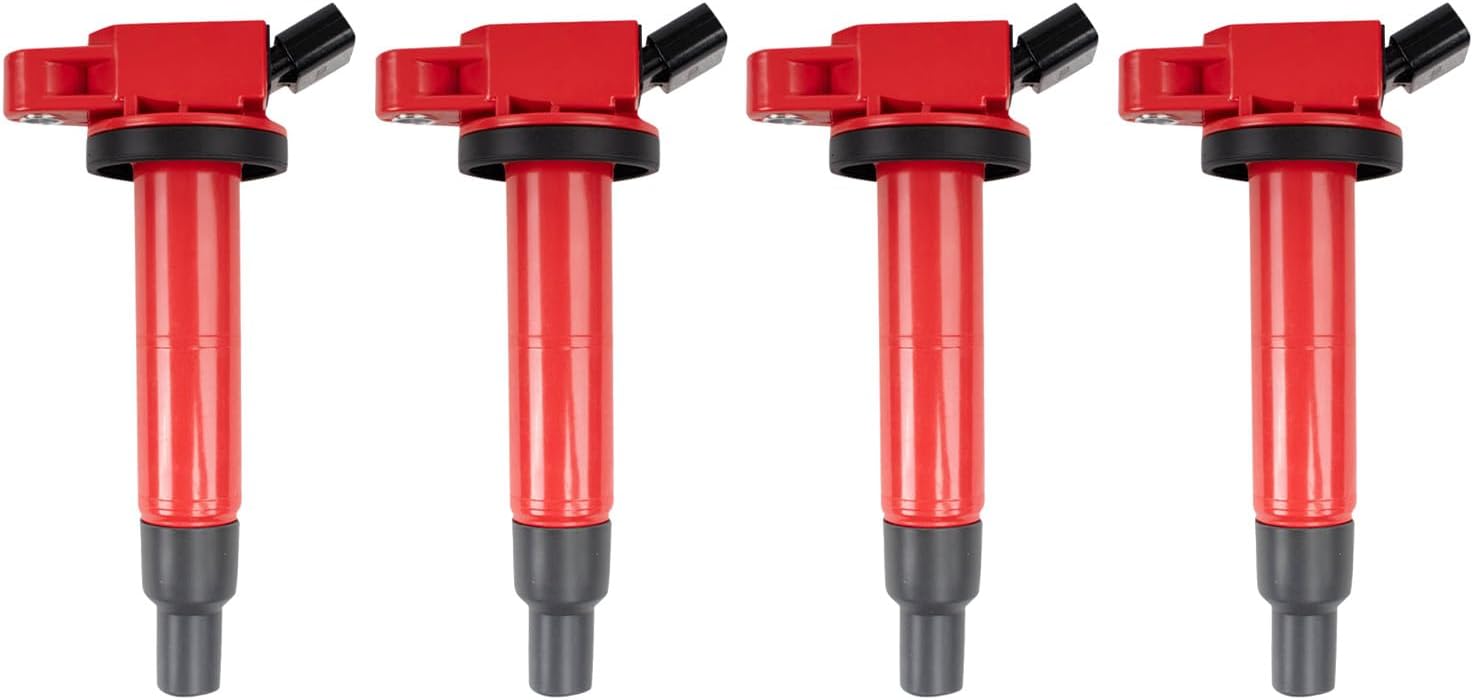 TRQ Ignition Coil Set for Pontiac Vibe, Scion tC, Toyota Models