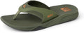 REEF mens Cushion Fanning for Men - Soft Reeflex EVA Comfort