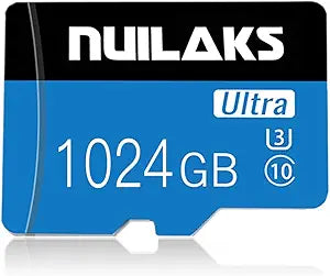 1TB Micro SD Card with Adapter for Fast Speed Storage Needs
