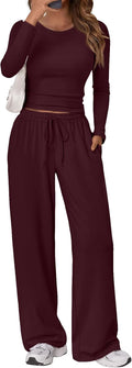 Trendy Queen Women's 2 Piece Matching Lounge Set - Comfortable Crop It