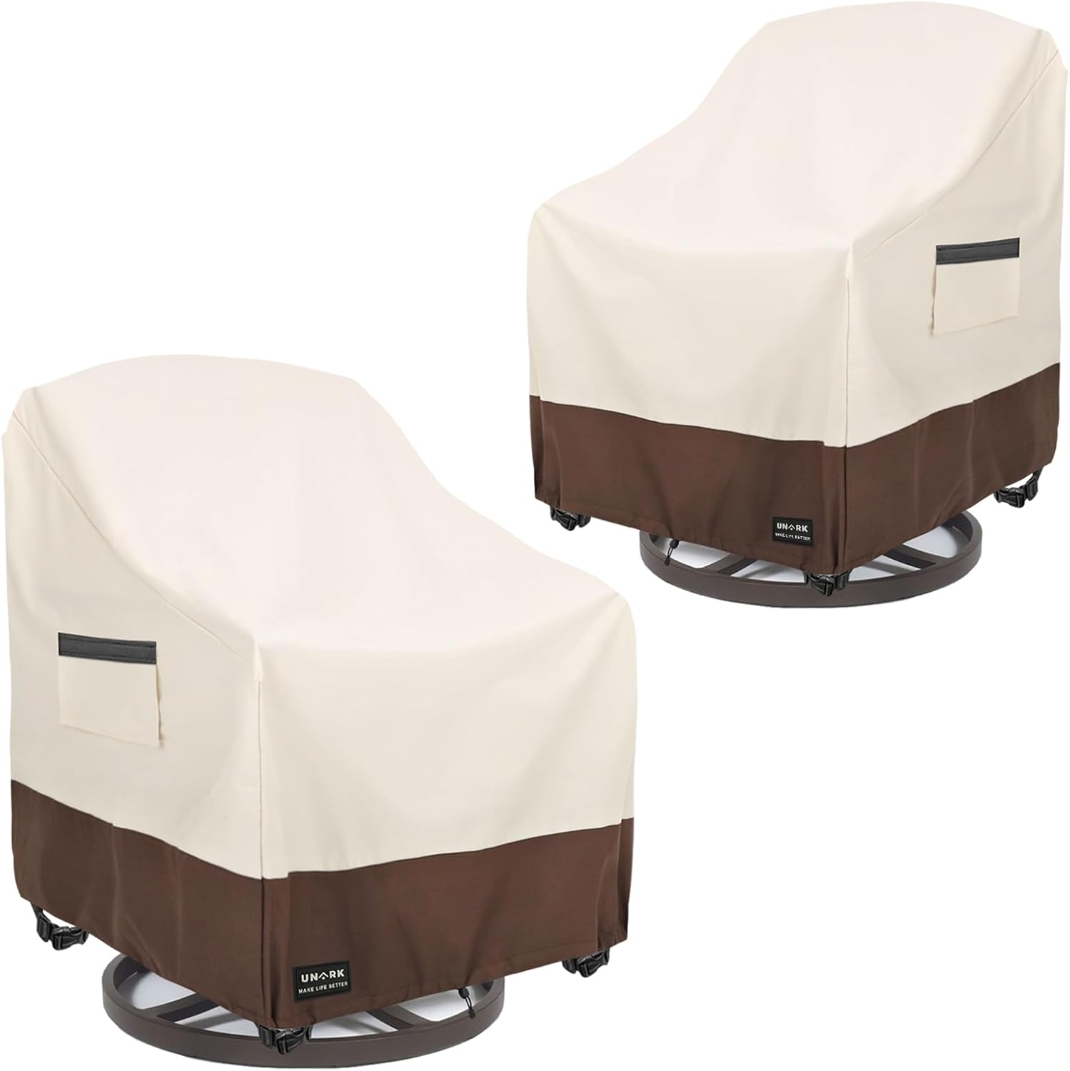 Outdoor Swivel Chair Covers Waterproof for Heavy Duty Protection