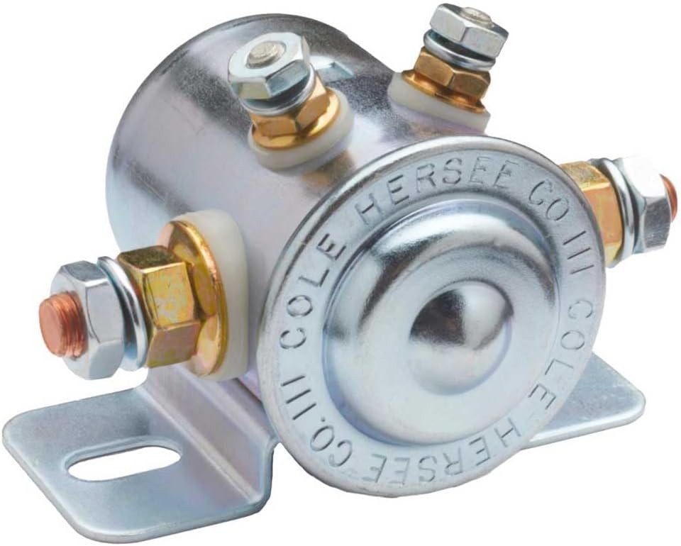 12V Insulated SPST Continuous Duty Solenoid for Reliable Performance
