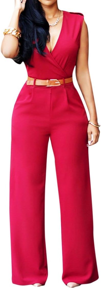 Elegant Pink Queen Jumpsuits for Women with Wide Leg Design