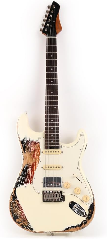 Premium Elm Body Electric Guitar with Maple Neck