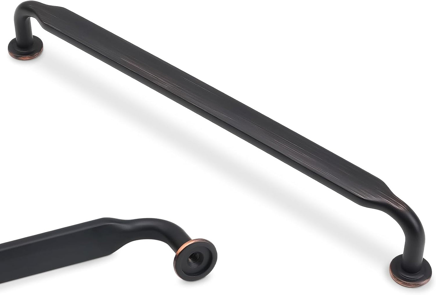 10 Pack Oil Rubbed Bronze Cabinet Pulls for Kitchen Upgrade