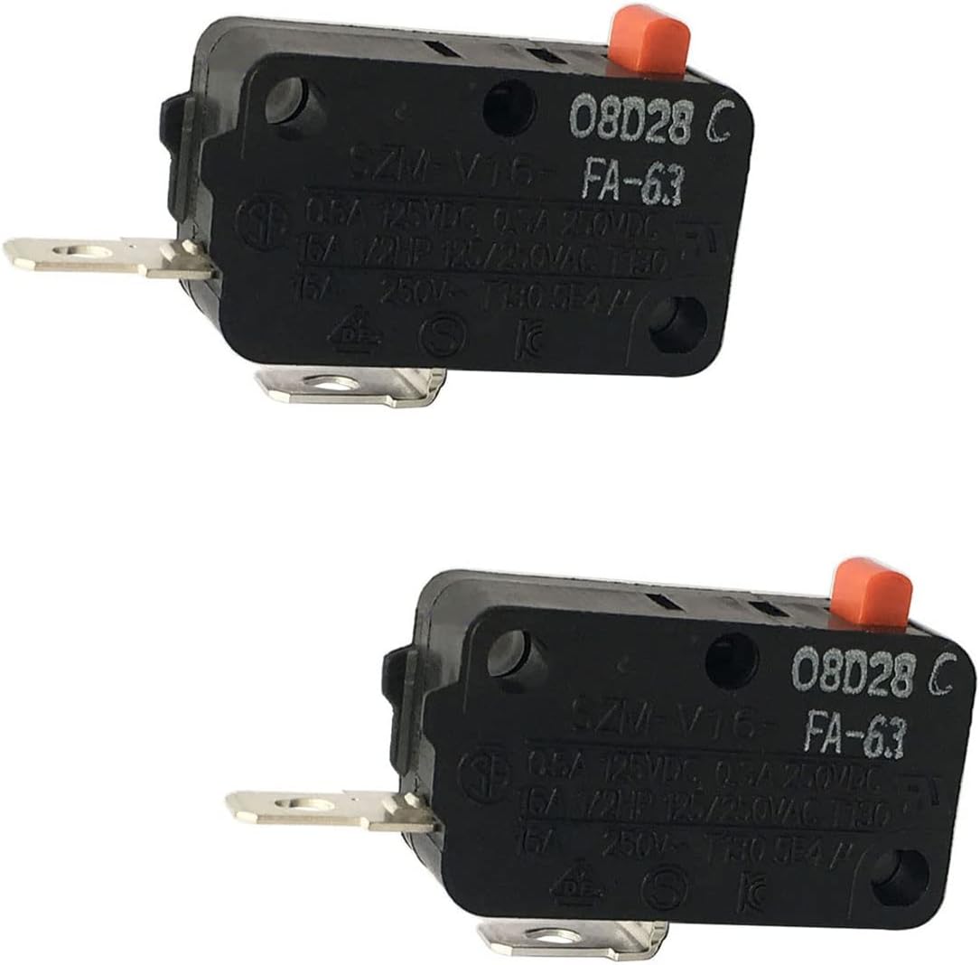 2-Pack Microwave Door Switches - Reliable Replacement by LONYE