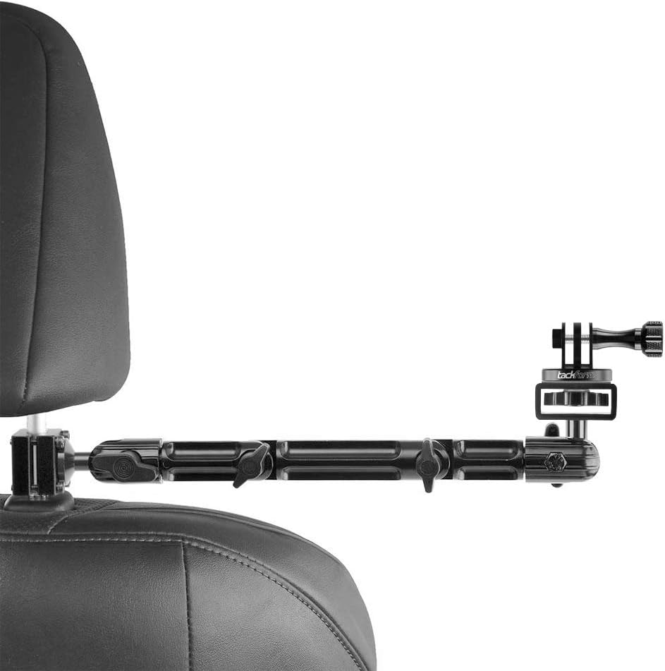 Tackform Headrest Mount for GoPro and Action Cameras, 10.75 in