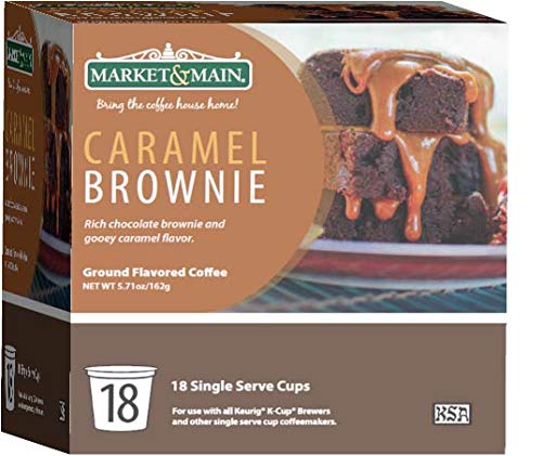 Indulge in Caramel Bliss: Market & Main Caramel Brownie K-cups