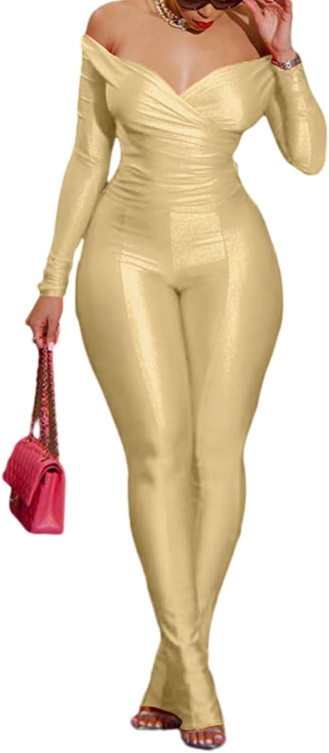 Sexy 2 Piece Outfits for Women with Off Shoulder Tops and Pants