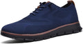 Wearbreeze Mens Business Casual Oxford Sneakers (Style PGKJ)
