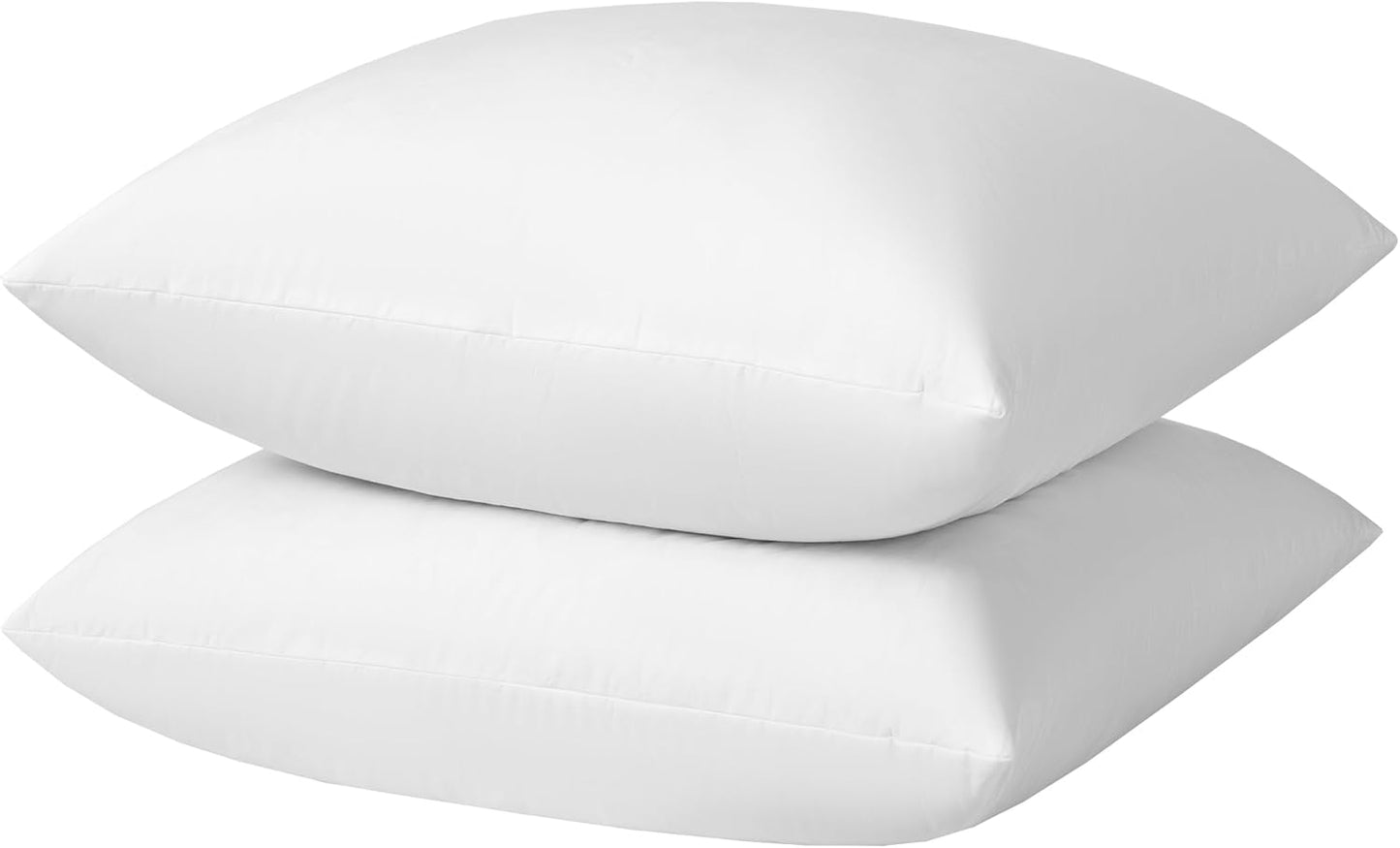 Euro Pillow Inserts 28x28 - Premium Down Feather Comfort