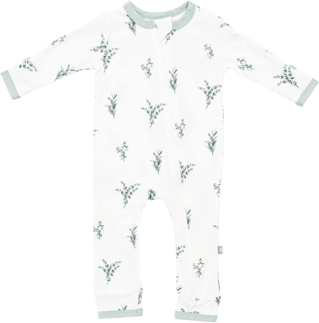 KYTE BABY Unisex Bamboo Zippered Rompers for Infants 0-24 Months