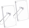 NIUBEE 8.5 by 11 Acrylic Picture Frame 2 Pack - Clear Floating