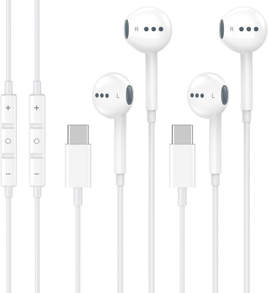Ucaca USB C Earphones - Noise Cancelling & Remote Control
