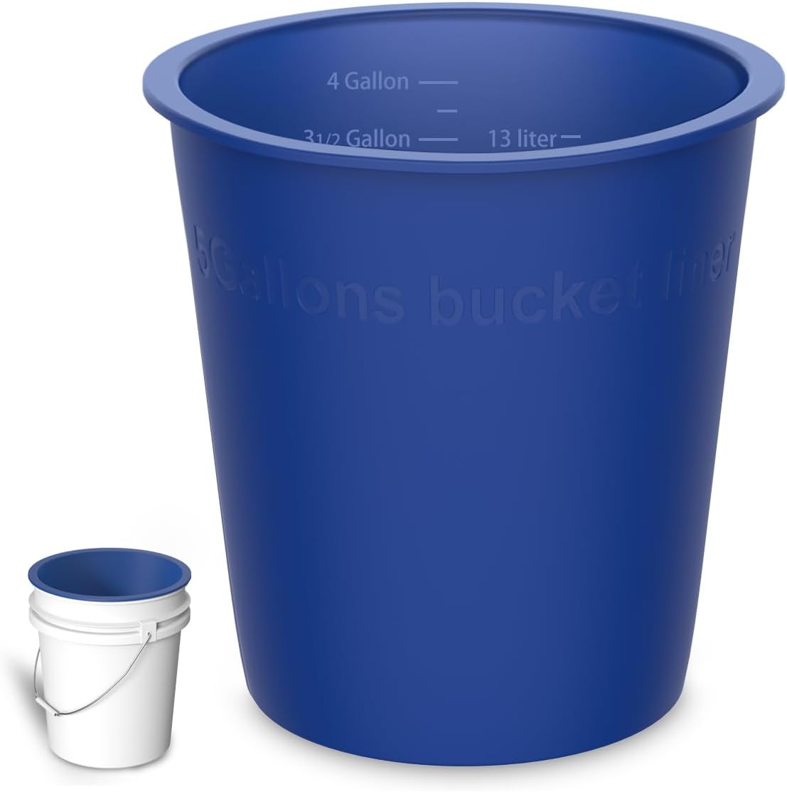 5 Gallon Silicone Bucket Liners for Easy Cleanup and Reuse