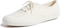 Keds Womens Champion Canvas Lace Up Sneaker - Classic Cream