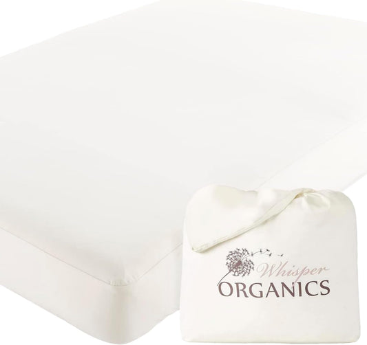 Organic Crib Mattress Protector - Waterproof & Soft for Babies