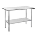 Hally Stainless Steel Prep & Work Table 24 x 48 in - Commercial Grade