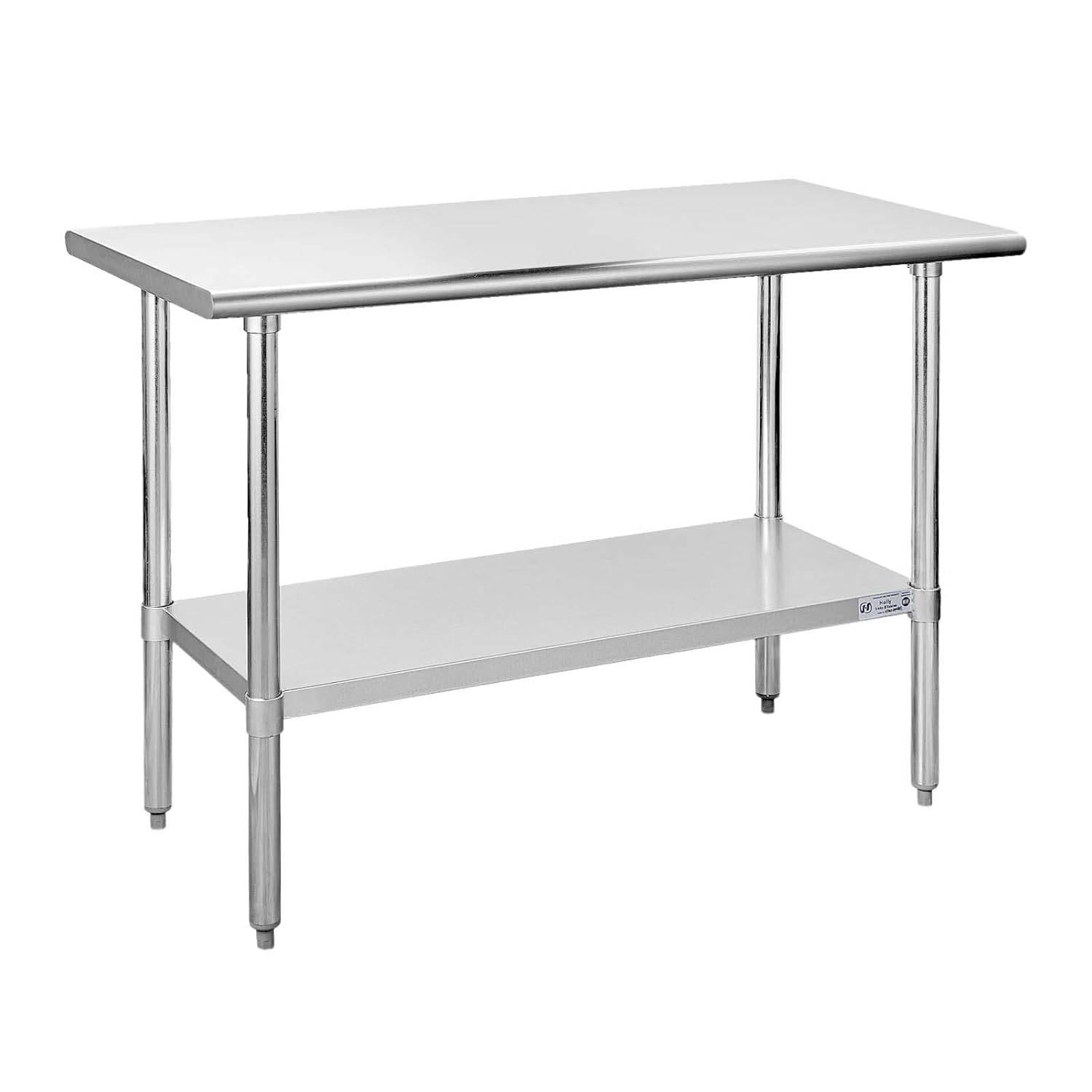 Hally Stainless Steel Table for Prep & Work - Heavy Duty 24 x 48 in