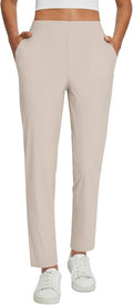 baleaf Womens Business Casual Stretch Travel Pants - Dressy Pull-On