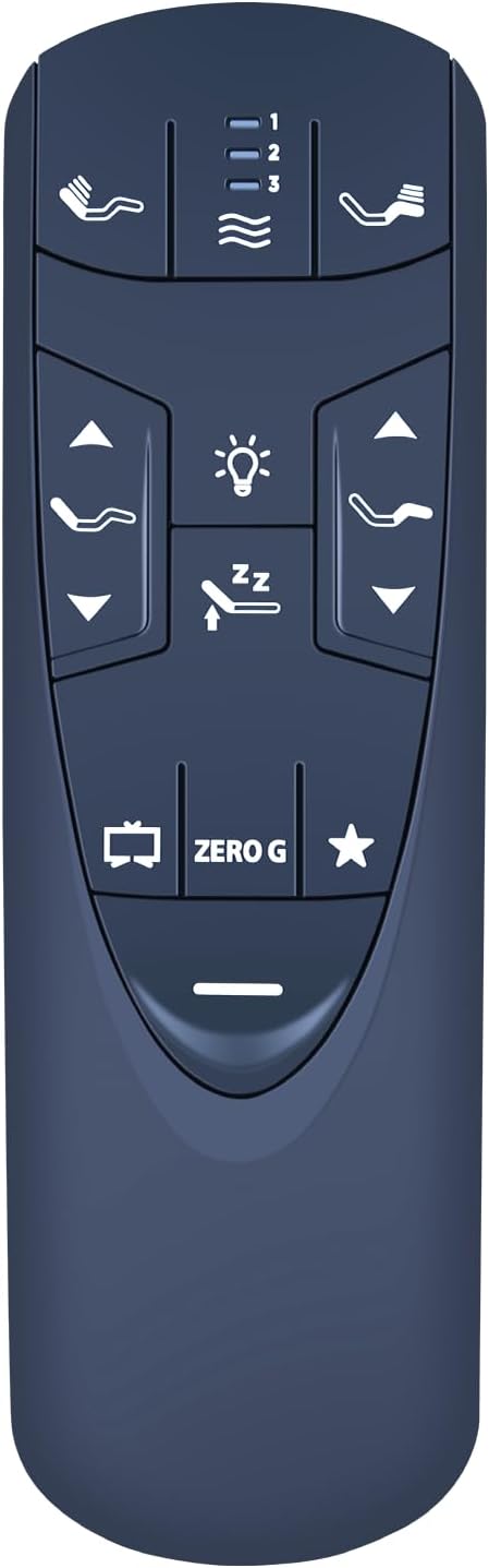 RF502A Replacement Remote Control for Tempur-Pedic Adjustable Beds