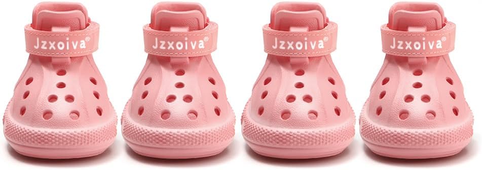 JZXOIVA Dog Shoes for Hot Pavement - Breathable Booties Size 10