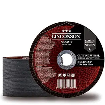 LINCONSON 50 Pack 5 Inch Cut Off Wheel for Metal & Steel
