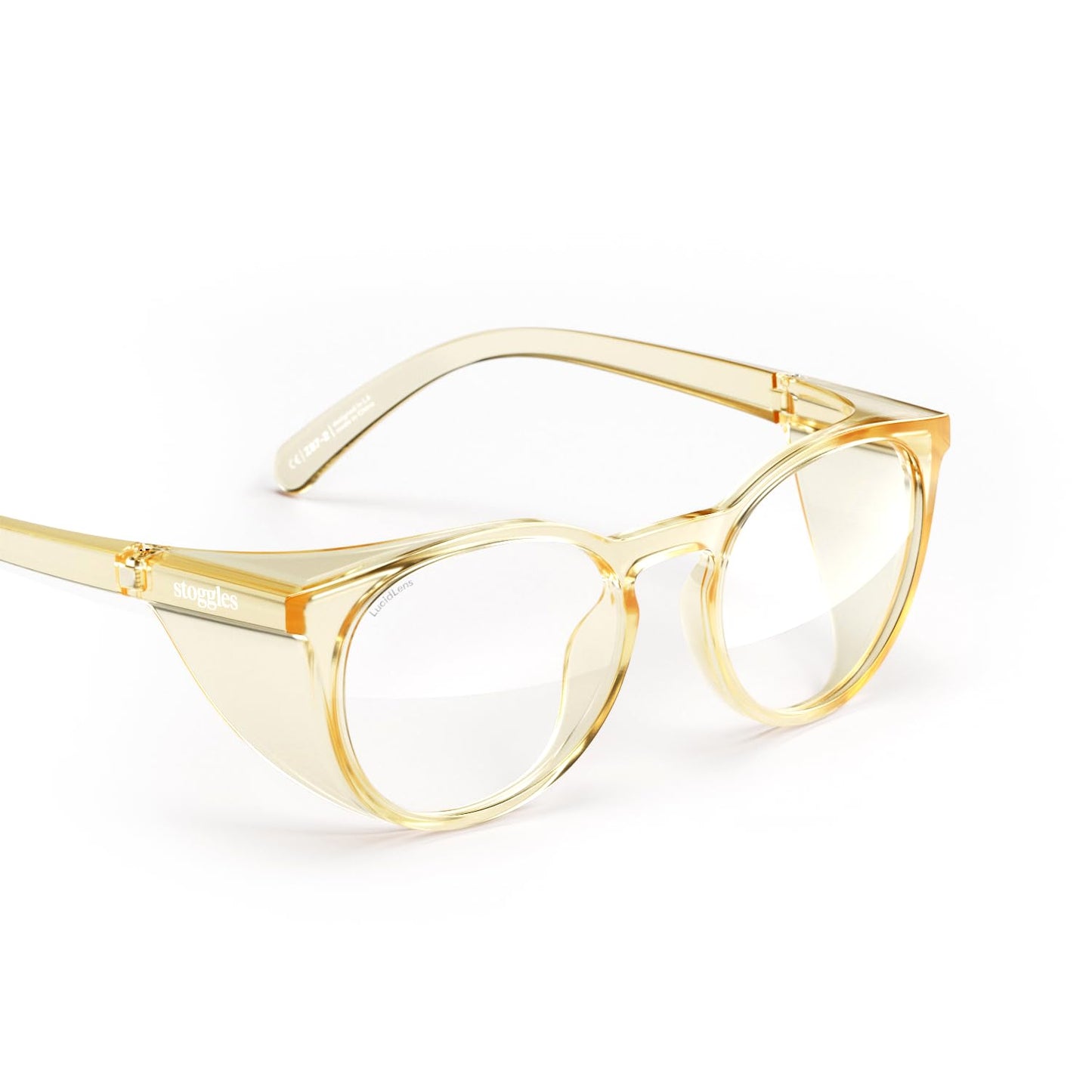 Stoggles Round Z87.1 Certified Safety Glasses for Eye Protection