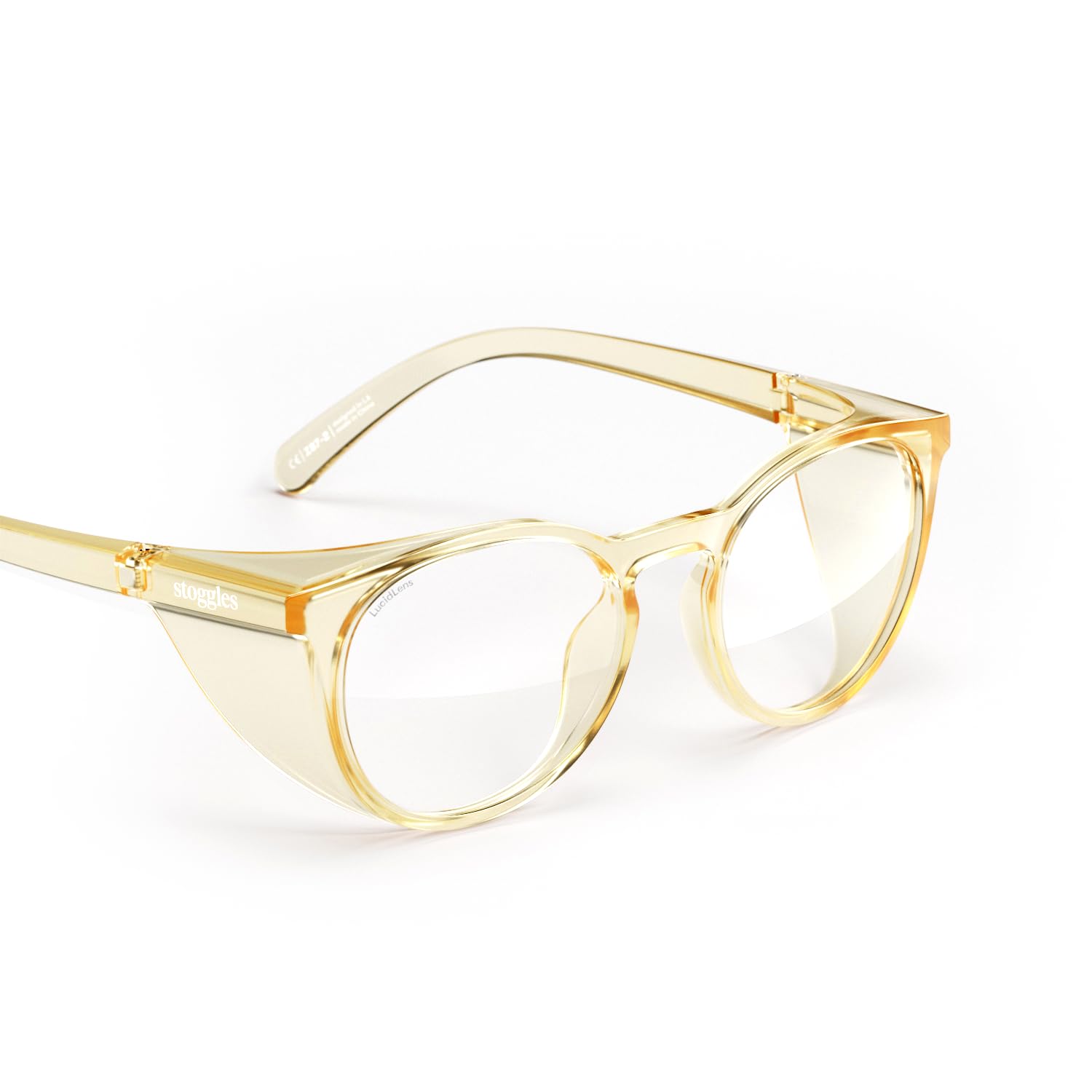 Stoggles Round Z87.1 Certified Safety Glasses for Eye Protection