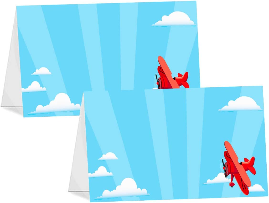 Up Up and Away Airplane Party Decor Set