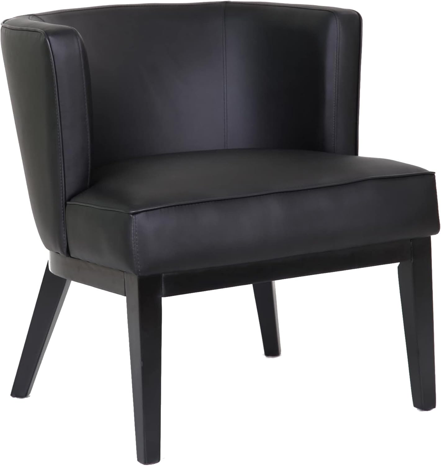 Stylish Black Accent Chair by Boss
