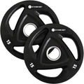 Gremenist Grip Weight Plates for Men and Women - Rubber Coated Set