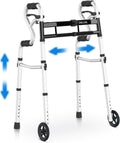 Delog Narrow Folding Walker for Seniors - Narrow, Adjustable, Foldable