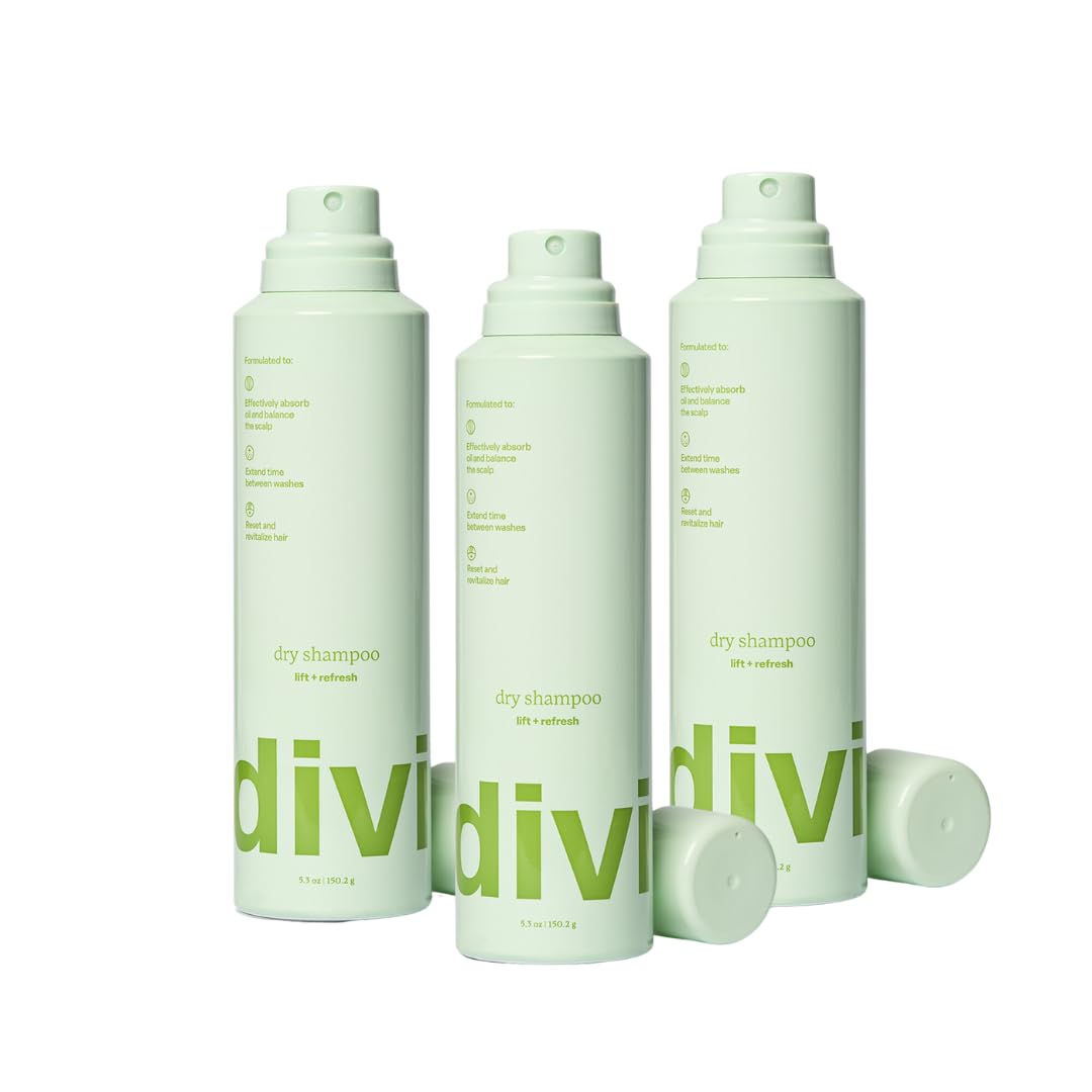 Divi Dry Shampoo Spray for Women - Oil Absorbing and Scalp Balancing