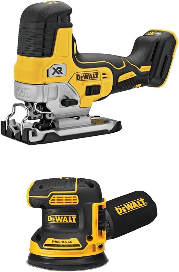 DEWALT 20V MAX Jig Saw and Orbital Sander Bundle for Pros