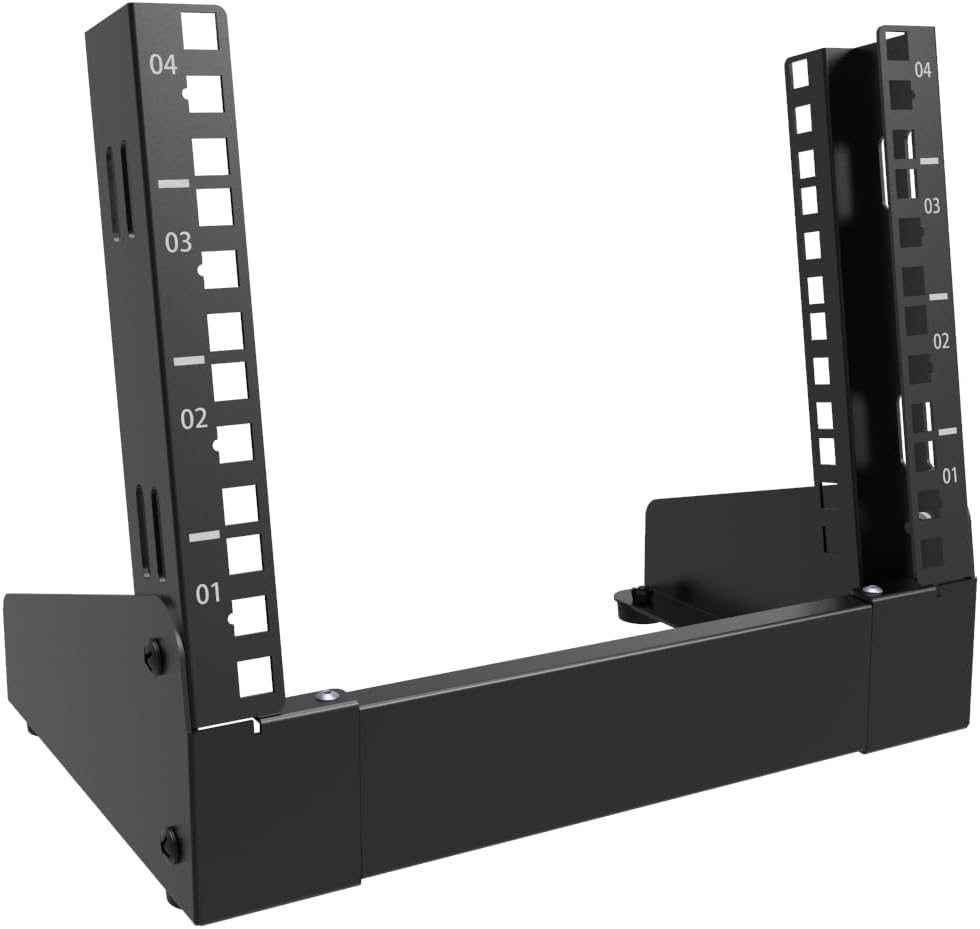 4U Small Desktop Network Rack for Servers and Audio Equipment