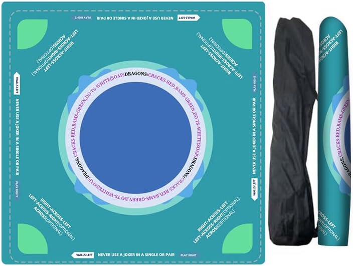 Mahjong Learning Mat for Table - Non-Slip Noise-Reducing Design