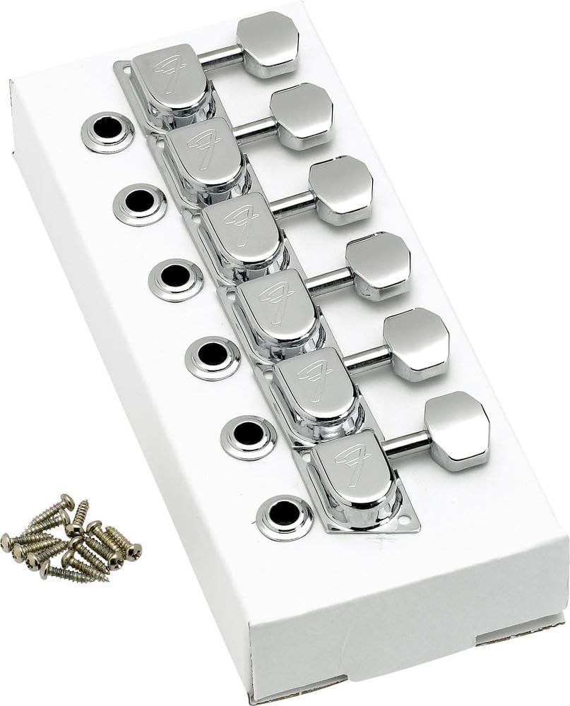 Fender 70s Style Chrome Guitar Tuners - Set of 6