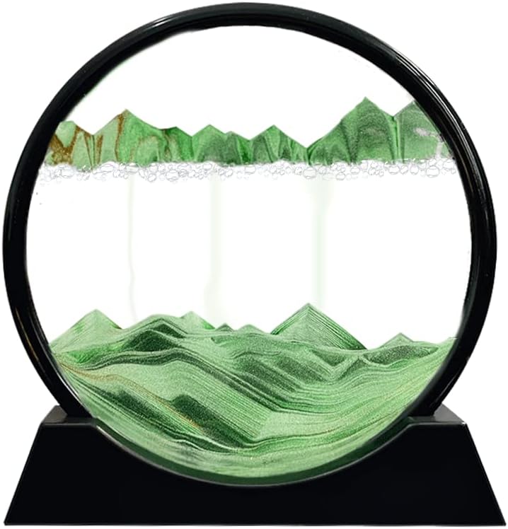 Aoderun Moving Sand Art Picture for Relaxing Home Decor