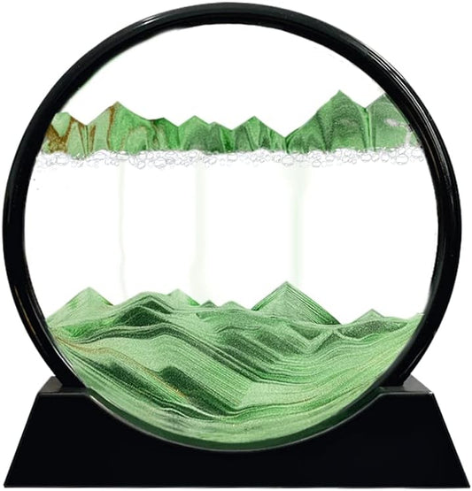 Aoderun Moving Sand Art Picture for Relaxing Home Decor