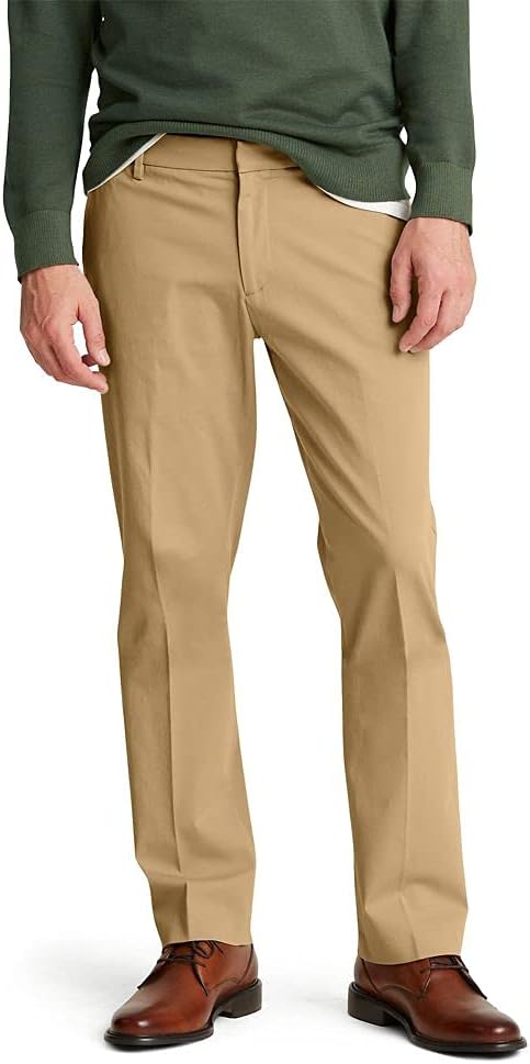 DOCKERS Mens City Tech Trouser Straight Fit Smart 360 Tech Pants